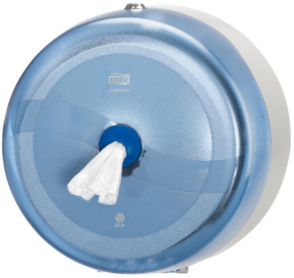 Dispenser Tork SmartOne Toiletpapier Blauw T8